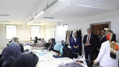 Başkan Taban’dan İnesmek Kursiyerlerine Ziyaret