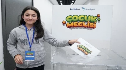 Beylikdüzü çocuk meclisi yeni başkanını seçti