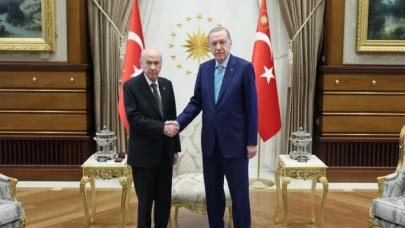 Cumhurbaşkanı Erdoğan, Bahçeli ile görüştü