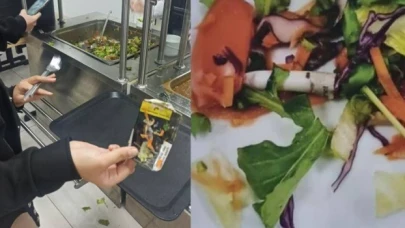 Diyarbakır’daki KYK yurdunda yemekten sigara izmariti ve paketi çıktı