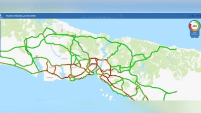 İstanbul’da yağmur başladı, trafik kilit!