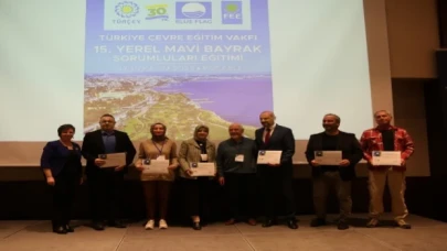 Kocaeli’de Mavi Bayrak sorumluları sertifikalandı