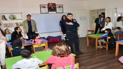 Manisalı minikler afet konusunda bilgilendirildi