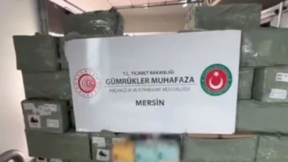 Mersin Limanı'na 113 bin kaçak elektronik sigara ele geçirildi!