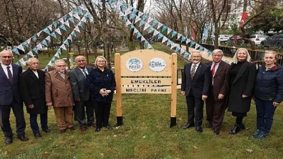 Nilüfer’de emeklilere özel park ve lokal kazandırıldı