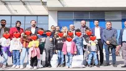 TÜMKİAD deprem çocuklarını sevindirdi