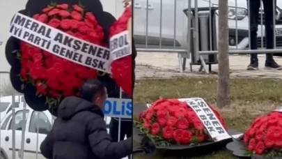 Akşener ve CHP'li vekilin şehit cenazesine gönderdiği çelenk indirildi