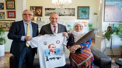 Balkan Ülkeleri Dostluk Derneği’nden Başkan Soyer’e teşekkür ziyareti