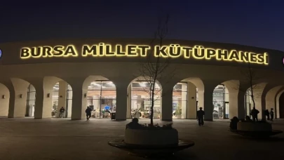 Bursa Millet Kütüphanesi artık 24 saat açık