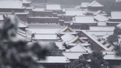 Çin'de yoğun kar yağışı nedeniyle binlerce uçak seferi iptal edildi