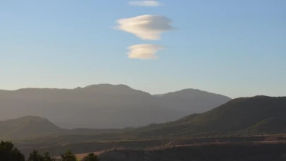 Çorum'da mercek bulutu görüntülendi