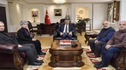 Edirne’de gazetecilerden Vali Sezer’e ziyaret