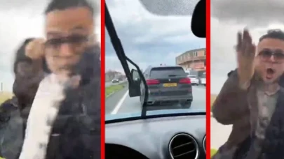 Gurbetçi trafik magandası tutuklandı