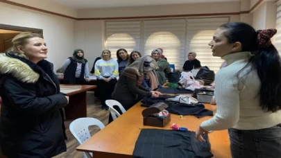 İZMEK’in üreten kadınlarına ziyaret