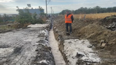 Manisa Zeytinliova’da altyapı çalışmaları sürüyor