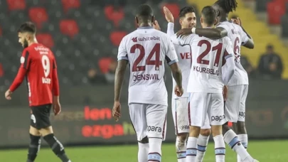 Trabzonspor deplasmanda Gaziantep FK'yi 3-1 yendi