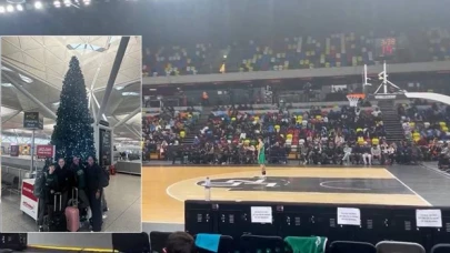 Vize alamayan Bursa Uludağ Kadın Basketbol Takımı, İngiltere'deki maça 1’i sakat 5 oyuncuyla çıktı