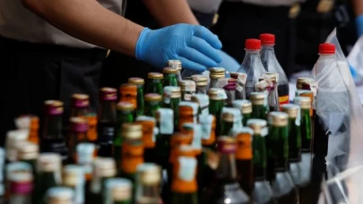 Yurt genelinde 'ÇENGEL-5' operasyonu: 187 ton sahte ve kaçak alkole el konuldu