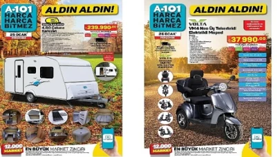 A101’e 25 Ocak’ta Karavan Geliyor