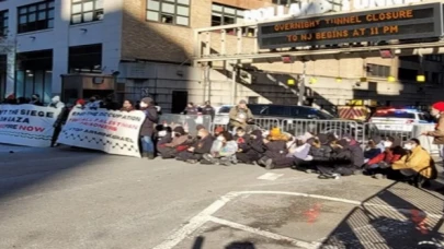 ABD’de Filistin destek gösterisi!