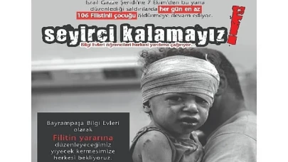 Bayrampaşalı çocuklardan Gazzeli çocuklar için kermes