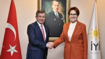 Davutoğlu, Akşener'i ziyaret etti