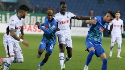 Karadeniz derbisinde Rizespor, Trabzonspor'u tek golle geçti