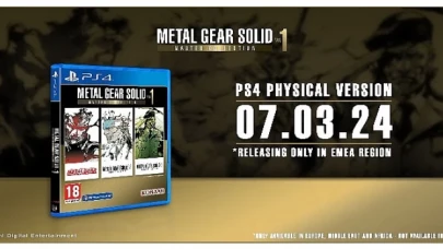 METAL GEAR SOLID: MASTER COLLECTION Vol.1, PlayStation®4 Fiziksel Sürümü, 7 Mart’ta Piyasaya Çıkıyor