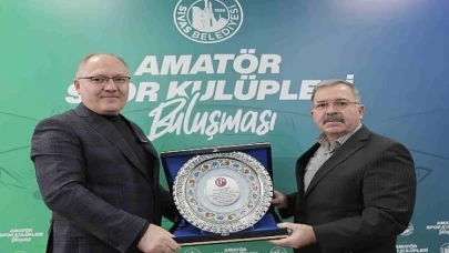 ASKF’den Başkan Bilgin’e Teşekkür Plaketi…