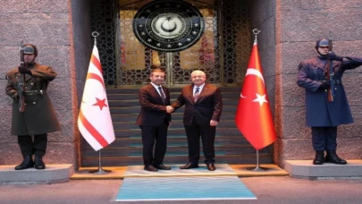 Bakan Güler, Ertuğruloğlu ile bir araya geldi