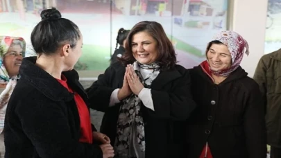 Başkan Çerçioğlu’na Kuyucak’ta Sevgi Seli