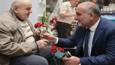 Başkan İbrahim Sandıkçı’ya Büyüklerden Dua