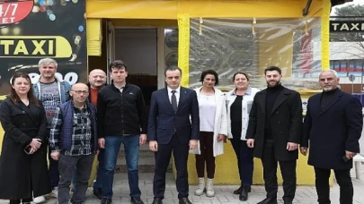 Çetinkaya, ”Taksici esnafımız bizim için çok değerli”