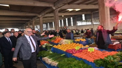 Cumhur İttifakının Adaylarına Ahmetli’de coşkulu karşılama