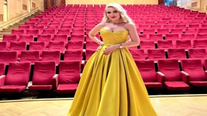 Esin Yum güzelliğiyle Altın Kalp ve Vefa Ödülleri’ne damga vurdu