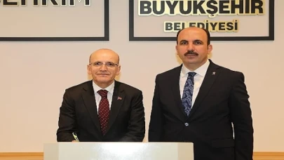 Hazine ve Maliye Bakanı Şimşek Başkan Altay’ı Ziyaret Etti