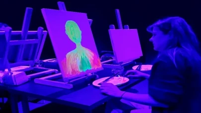 İstanbul’da karanlıkta resim atölyesi