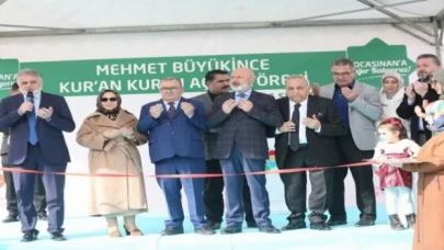 Kayseri Kocasinan’da Mehmet Büyükince Kur’an Kursu açıldı