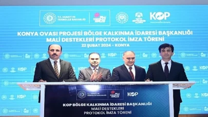 Konya’da KOP Desteğiyle Hayata Geçecek 128 Milyon Liralık 22 Tarımsal Projenin İmzaları Atıldı