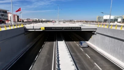 Konya’da Şehir Hastanesi Köprülü Kavşağı hizmete açıldı