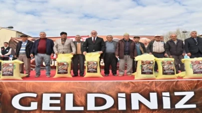 Köprübaşılı üreticilere gübre desteği