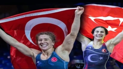 Madalya sırası kadın güreşçilerde