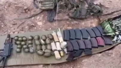 Pençe Kilit’te çok sayıda silah ve mühimmata el konuldu