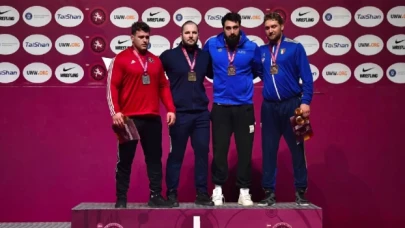 Rıza Kayaalp'ten Avrupa Güreş Şampiyonası'nda gümüş madalya