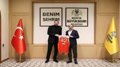 TBF Başkanı Hidayet Türkoğlu Başkan Altay’ı Ziyaret Etti