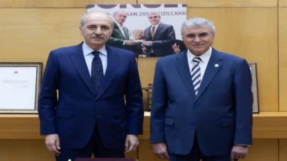 TBMM Başkanı Kurtulmuş’tan Başkan Yüce’ye ziyaret