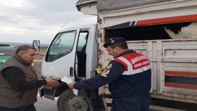 Uzunköprü’de canlı hayvan taşımacılığı kontrolü