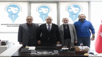 Vali Koç’tan Ortadoğu Gazeteciler Cemiyeti’ne ziyaret