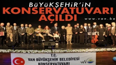 Van Büyükşehir Belediyesi Konservatuvarı açıldı