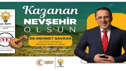 AK Parti Nevşehir Belediye Başkan Adayı Dr. Mehmet Savran, 31 Mart Pazar günü gerçekleştirilecek seçimler öncesi Nevşehirlilere seslendi